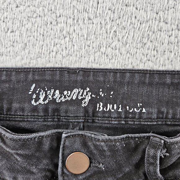 Wrangler Jeans Womens 13 Black Bootcut Stretch Mid Rise Western - Picture 4 of 15